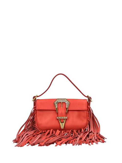 Borsa in pelle GEDEBE | HABIBI MINI FRINGES NAPPAROSSO